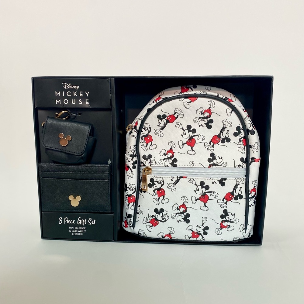 Disney Mickey Mouse Mini Backpack 3 Piece Gift Set